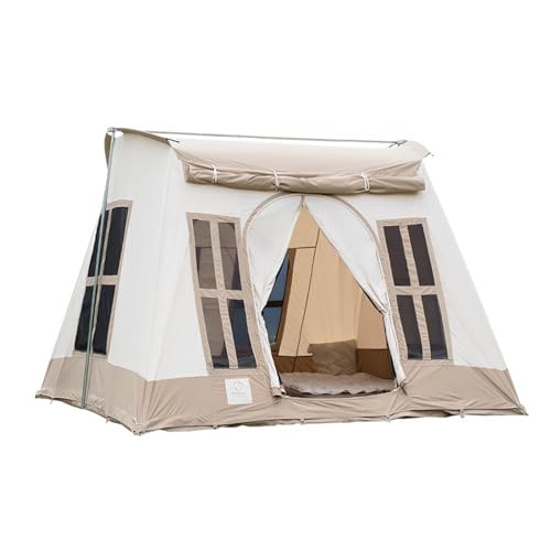 4 Season Canvas Tent for Family Glamping & Camping