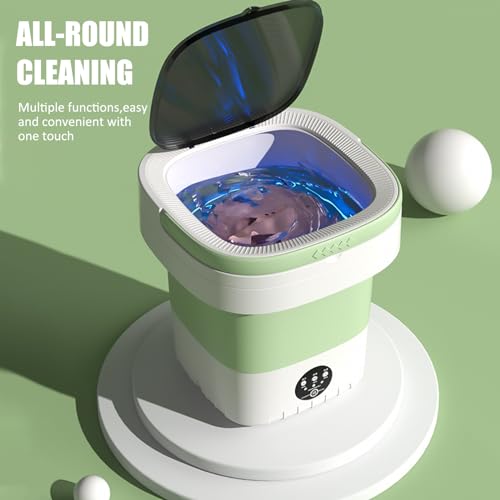 11L Upgraded Portable Mini Washing Machine for Camping