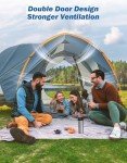 JOYTUTUS Double Door SUV Tailgate Tent for Camping