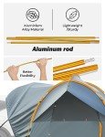 JOYTUTUS Double Door SUV Tailgate Tent for Camping