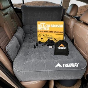 Inflatable SUV Backseat Camping Mattress by Trekway