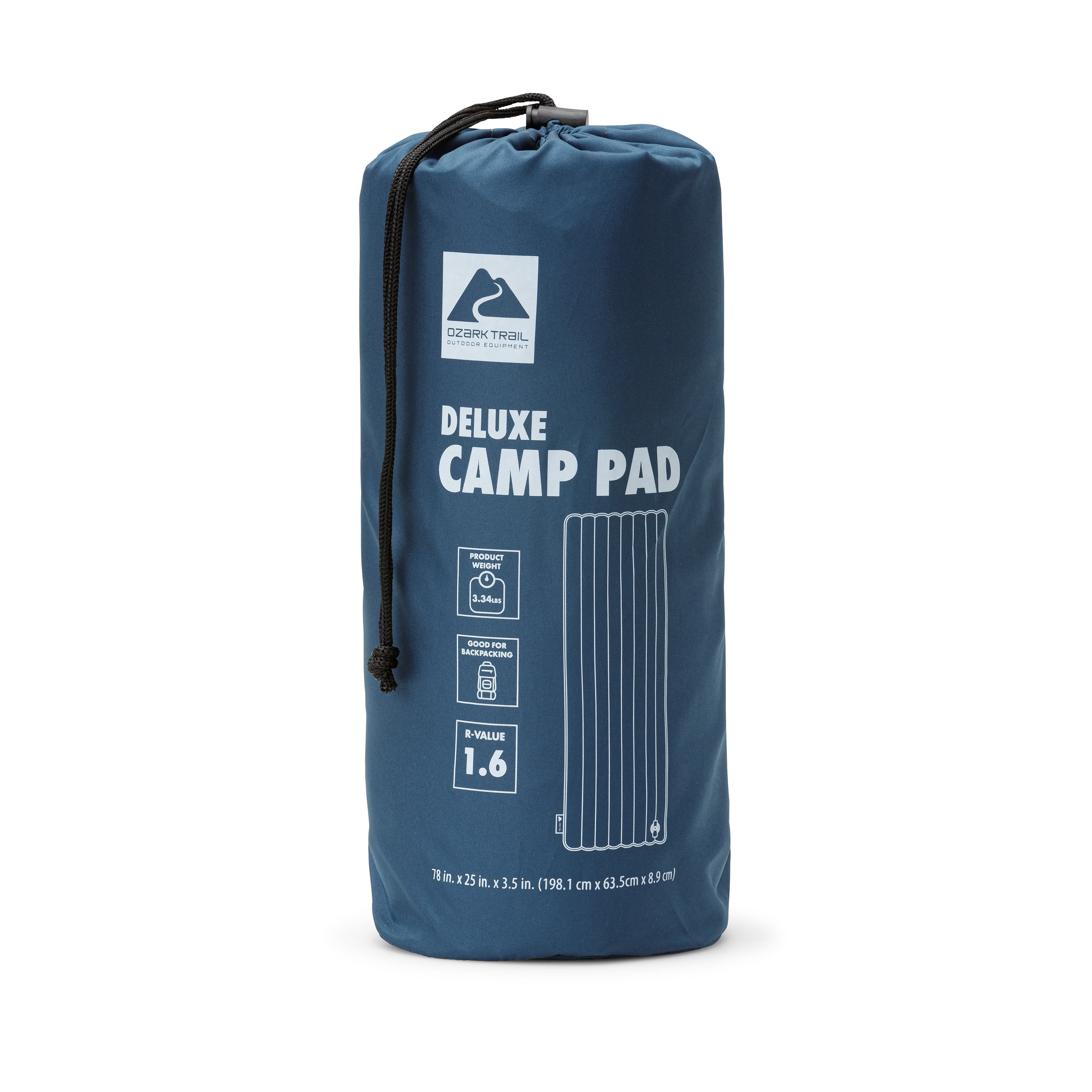 Ozark Trail Deluxe Inflatable Camping Air Pad - Blue