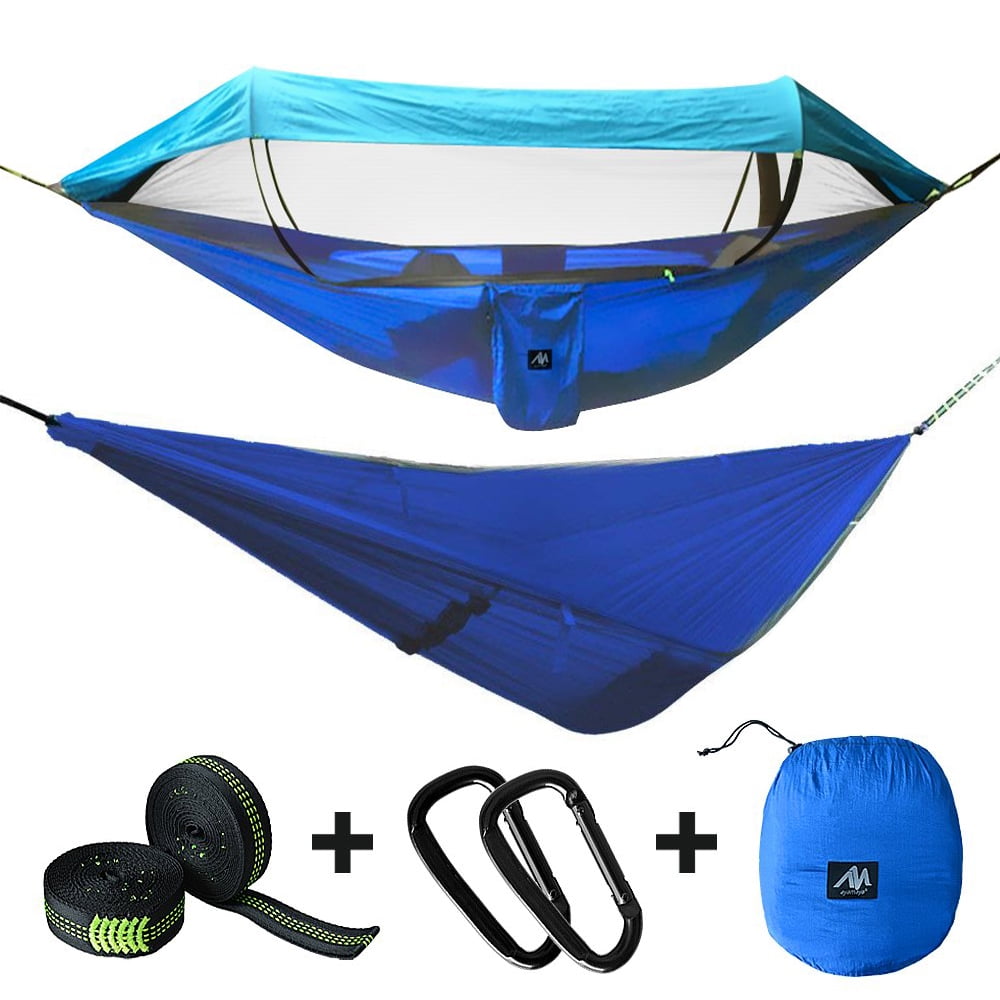 IC ICLOVER Camping Hammock Tent with Mosquito Net & Sunshade