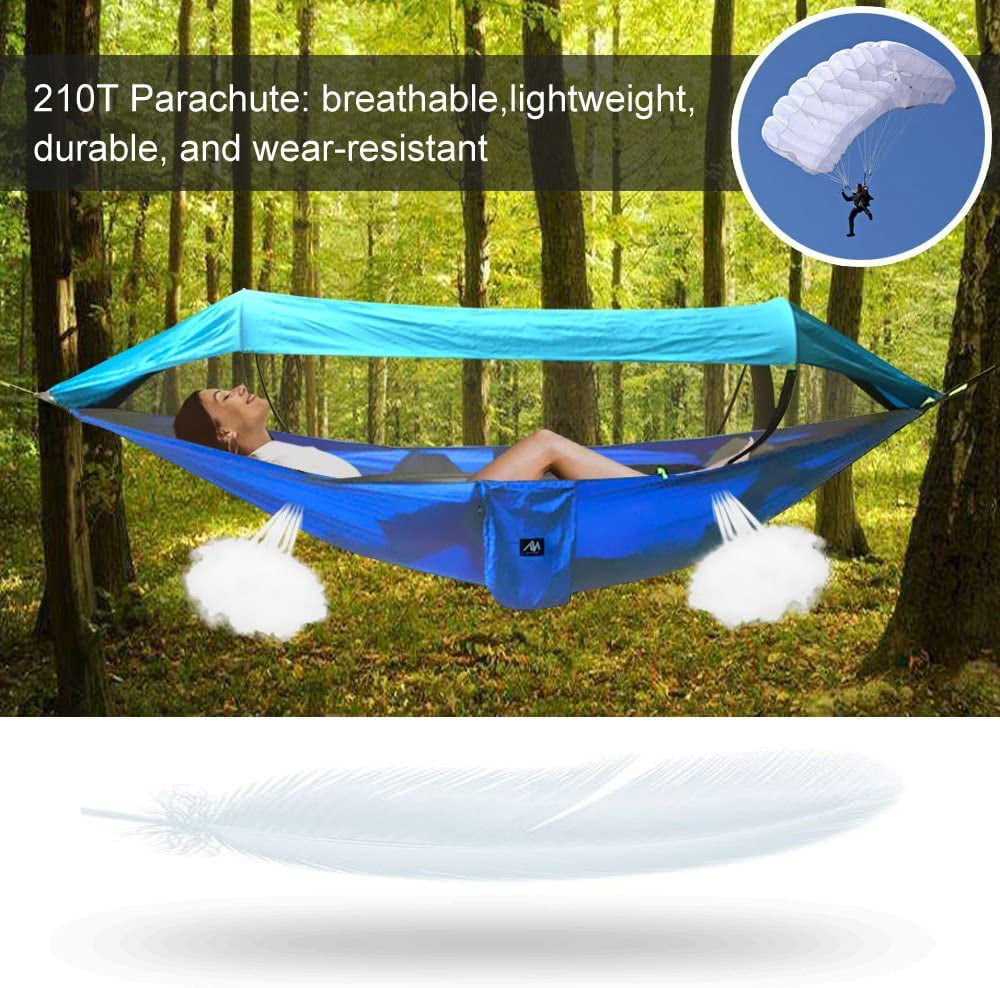 IC ICLOVER Camping Hammock Tent with Mosquito Net & Sunshade