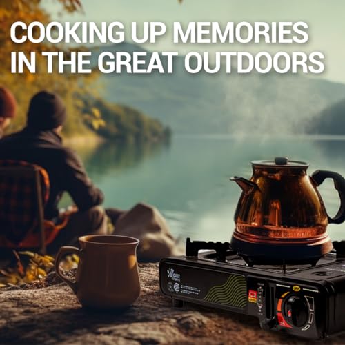 Portable JoChef Butane Camping Stove - With 4 Butane