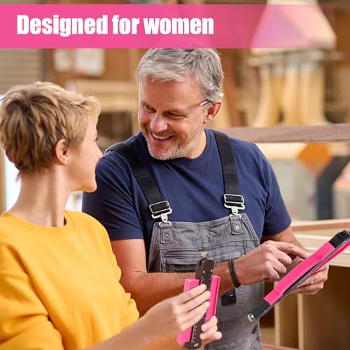 Pink Contour Gauge Profile Tool with Lock, 10+6inch