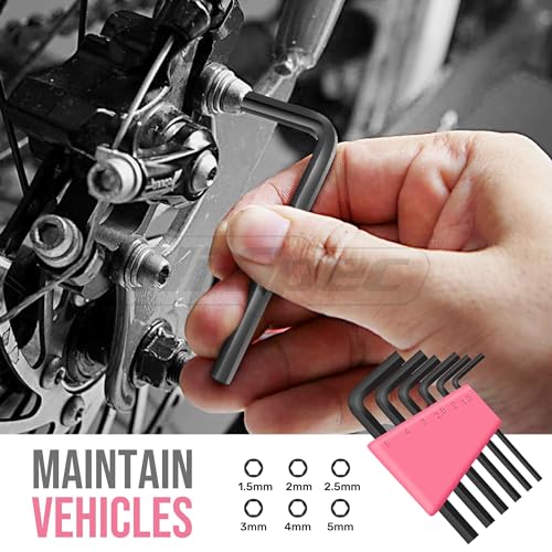 25pc Hi-Spec Pink Household DIY Tool Kit for Women