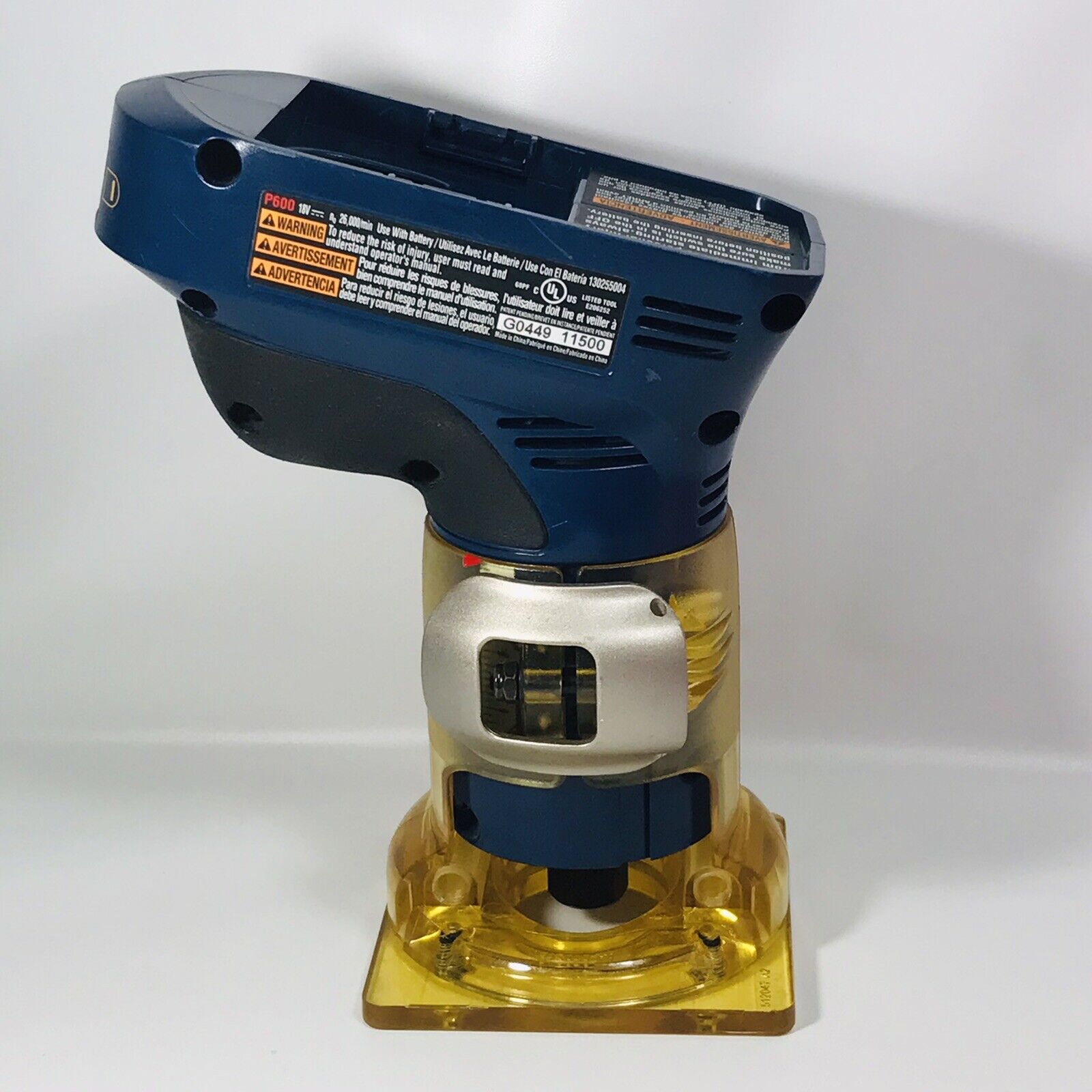 Royobi P600 18v Battery Router for Woodworking