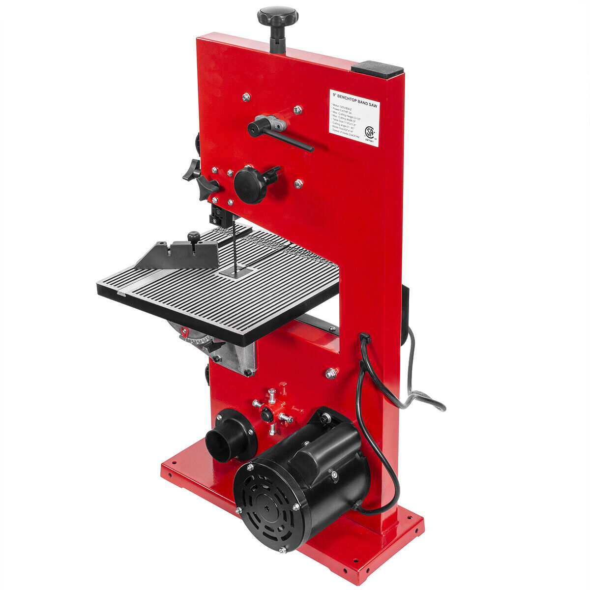 XtremepowerUS 9" Band Saw Stationary Adjustable Angle