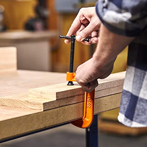 Pony Jorgensen 3" C-Clamp, Orange - Woodworking