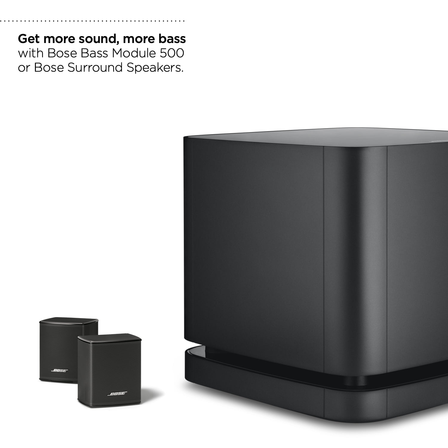 Bose Smart Soundbar 300 Wireless Bluetooth TV Speaker, Black