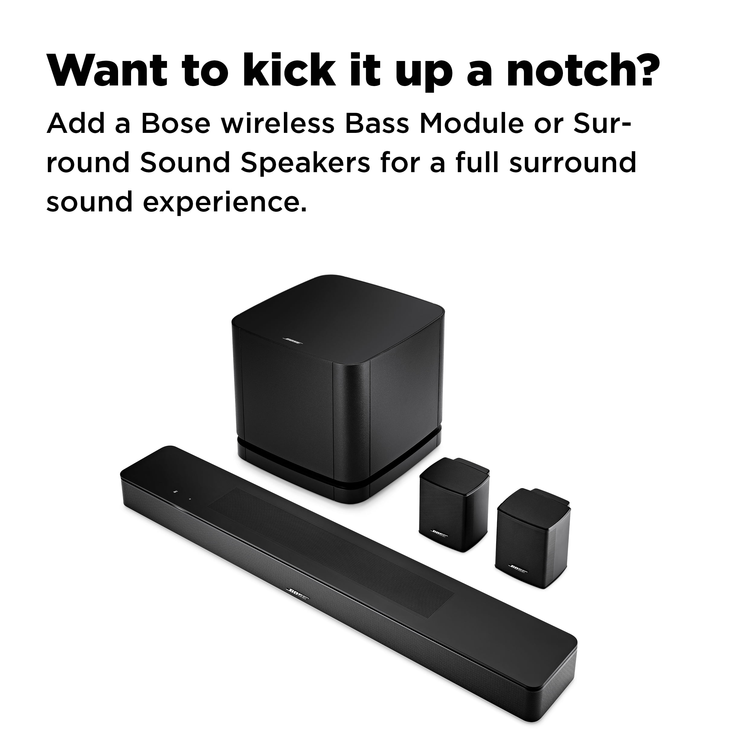 Bose Smart Soundbar 600 - Wireless Surround Sound
