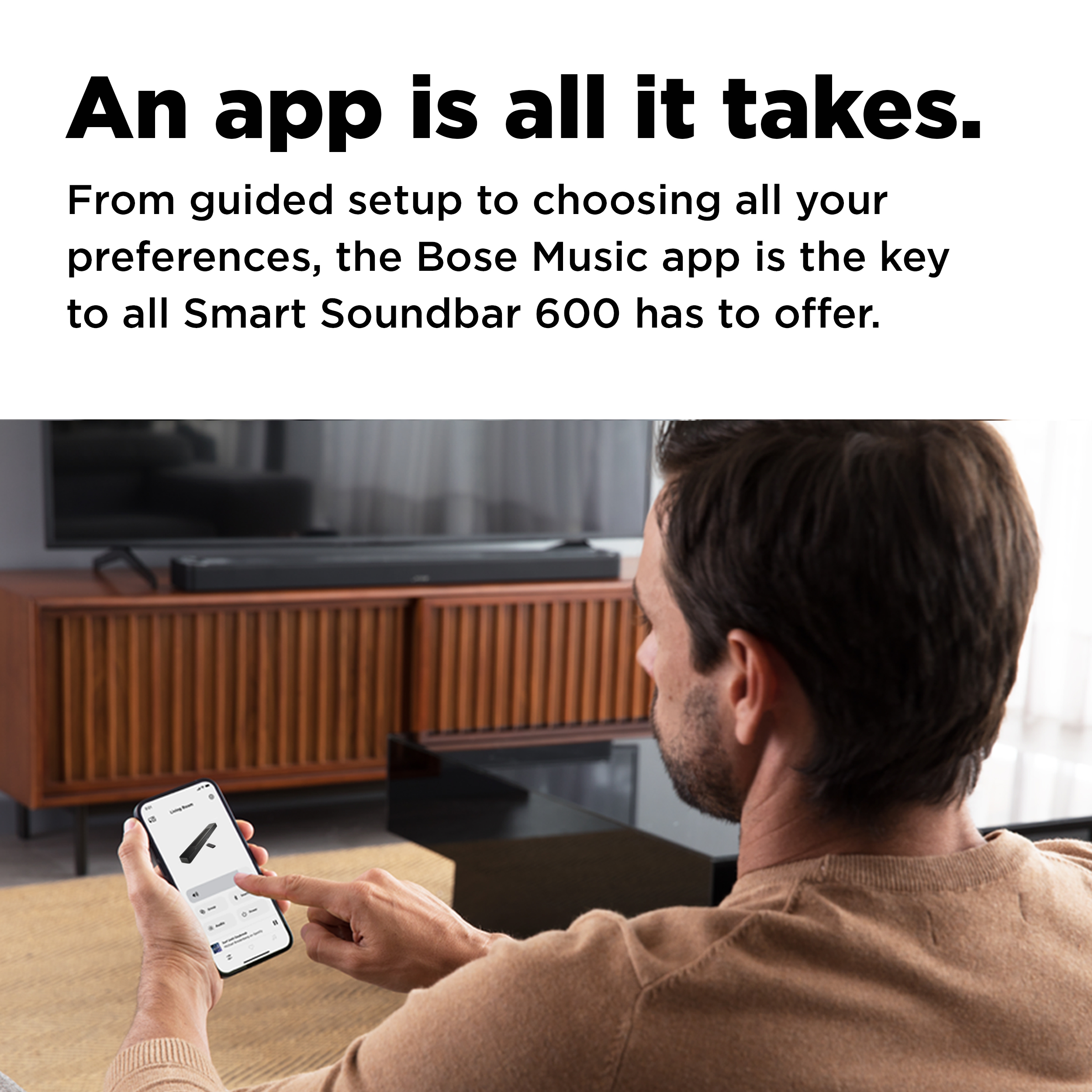 Bose Smart Soundbar 600 - Wireless Surround Sound