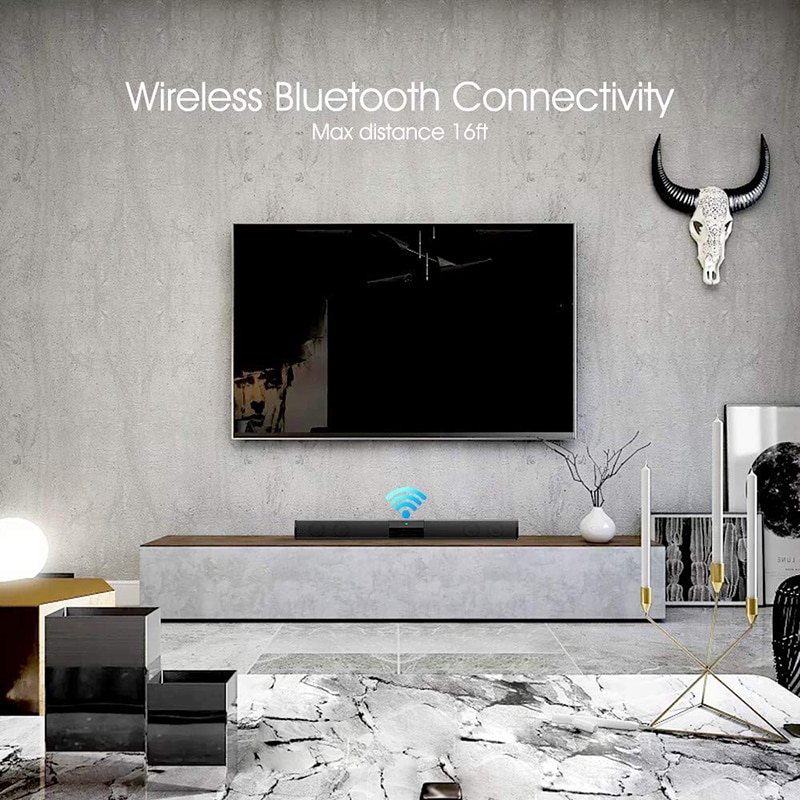 Wireless Portable TV Soundbar with Smart Remote