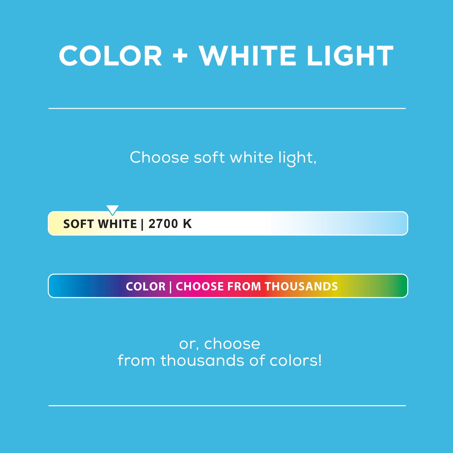 4-Pack Merkury Smart Wi-Fi Color Bulbs