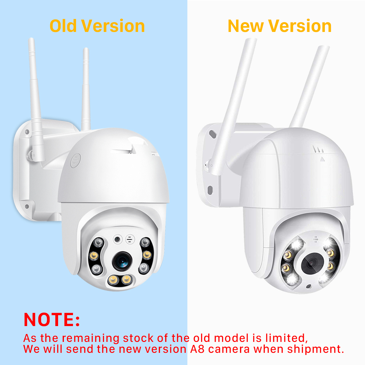 Wireless Outdoor Security Camera with PTZ