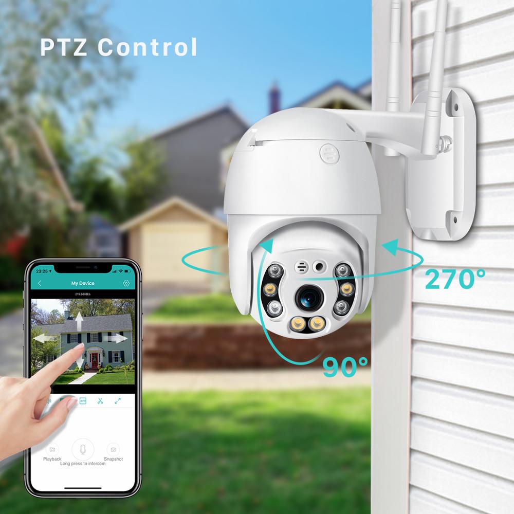 Wireless Outdoor Security Camera with PTZ