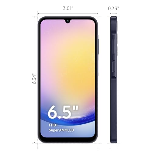 Samsung Galaxy A25 5G Smartphone, 128GB, AMOLED Display