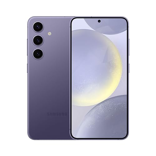 SAMSUNG Galaxy S24 AI Smartphone, 128GB, Unlocked, Cobalt Violet