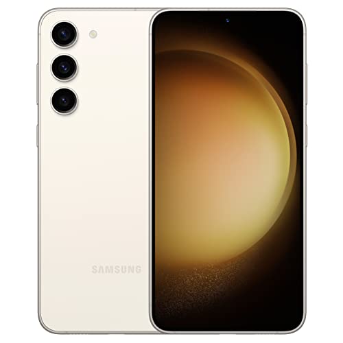 SAMSUNG Galaxy S23 AI Phone, Unlocked, 128GB - Cream