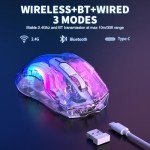 OFFSIR Wireless Gaming Mouse with RGB Lights