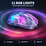 OFFSIR Wireless Gaming Mouse with RGB Lights