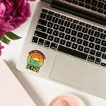 LECATI Funny Dumpster Fire Meme Stickers - Set of 3