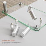 Set of 2 Adjustable Monitor Risers for Desktops