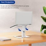 Adjustable Aluminum Laptop Stand for 10-14 Inches