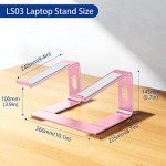 Ergonomic Aluminium Laptop Stand for 10-15.6" Laptops