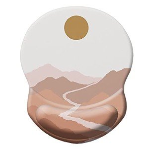 Ergonomic Mouse Pad with Wrist Support and Non-Slip Base