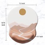 Ergonomic Mouse Pad with Wrist Support and Non-Slip Base