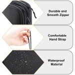 Waterproof Portable Electronics Travel Organizer - Black