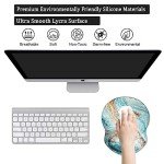 Ergonomic Mouse Pad with Wrist Support - Green Gold