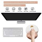 Ergonomic Mouse Pad with Wrist Support and Non-Slip Base