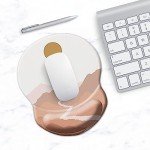 Ergonomic Mouse Pad with Wrist Support and Non-Slip Base
