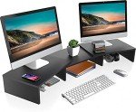 Fiteyes Laptop Monitor Stand with Keyboard Storage