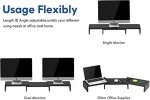 Fiteyes Laptop Monitor Stand with Keyboard Storage