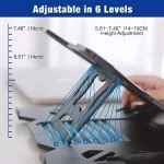 Ergonomic Adjustable Laptop Stand for 10-15.6" Laptops