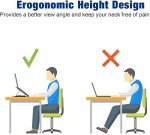 Ergonomic Adjustable Laptop Stand for 10-15.6" Laptops