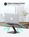 Ergonomic Adjustable Laptop Stand with Heat Vent