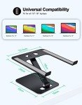 Ergonomic Adjustable Laptop Stand with Heat Vent