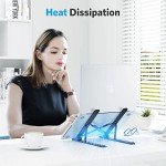 OMOTON Adjustable Laptop Stand with Cooling Ventilation