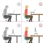 Adjustable Monitor Stand with Grid Hole Platform, 2-Pack