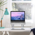 Ergonomic Aluminum Laptop Stand for 10"-15.6" Laptops