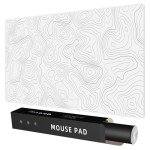 Rinaze XXL Topographic Gaming Mouse Pad - Non-Slip