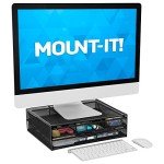 Mount-It! Support de moniteur avec tiroirs organisateurs