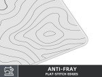 Rinaze XXL Topographic Gaming Mouse Pad - Non-Slip