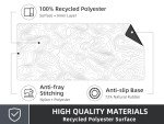 Rinaze XXL Topographic Gaming Mouse Pad - Non-Slip