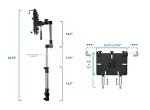 Adjustable Car Tablet Mount for Commercial Vehicles